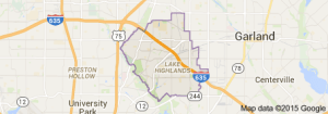 lake highlands map