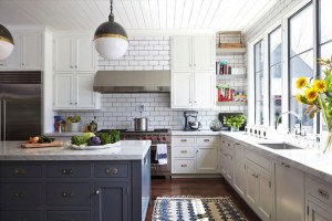 white subway tiles